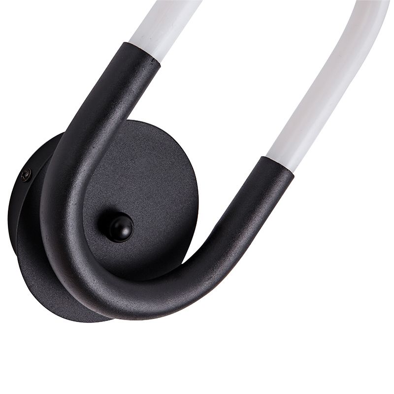 Oval LED wall light 90Â° Degrees Rotatable Sandy Coffee