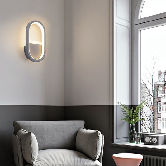 Oval Lens Style LED Wall Lamp