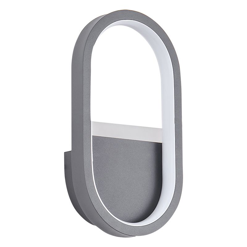 Oval Lens Style LED Wall Lamp