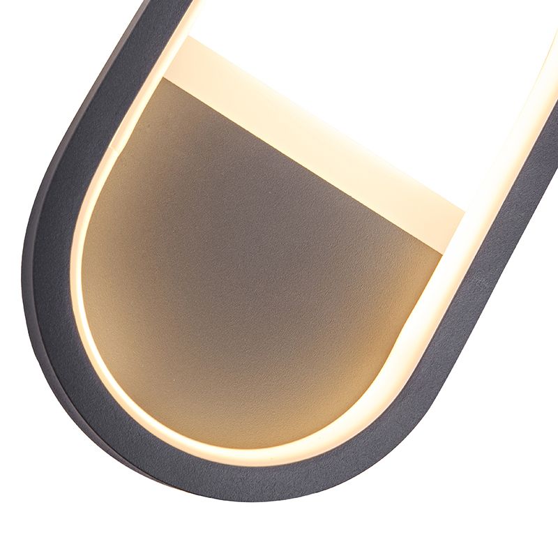 Oval Lens Style LED Wall Lamp