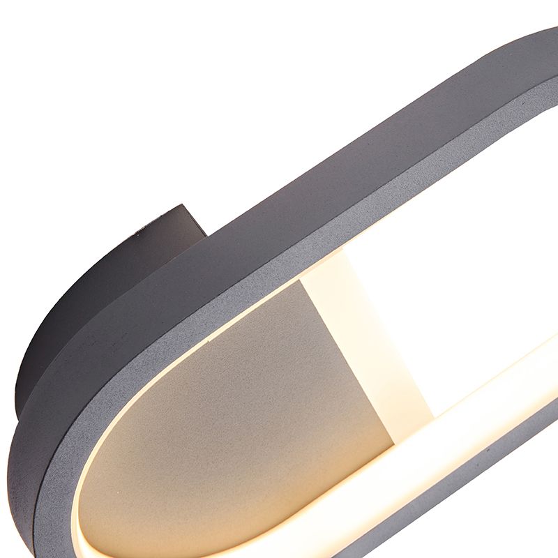 Oval Lens Style LED Wall Lamp