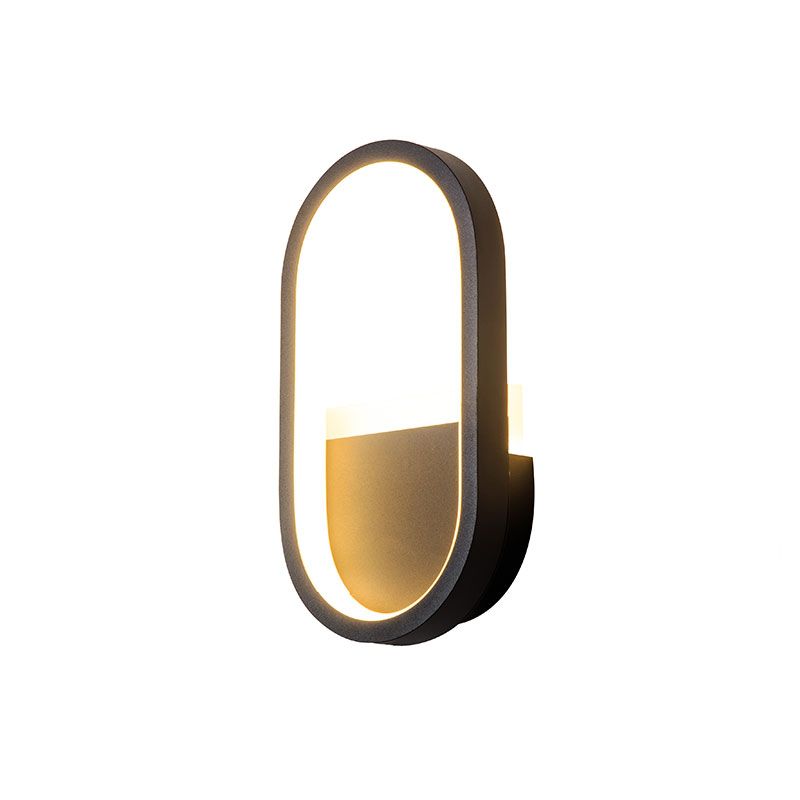 Oval Lens Style LED Wall Lamp