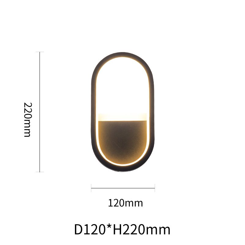 Oval Lens Style LED Wall Lamp