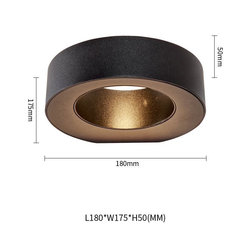 PL-91522-LED BK - Premium Circular Wall Light
