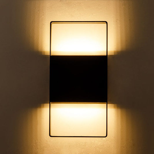 PL-91748-LED BK - Premium Geometric Wall Light - Contemporary Architectural Illumination System