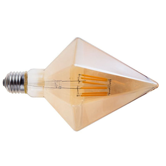 Vintage Diamond LED Filament Bulb - PL-HF-JD125-6-AM 2200k Diamond