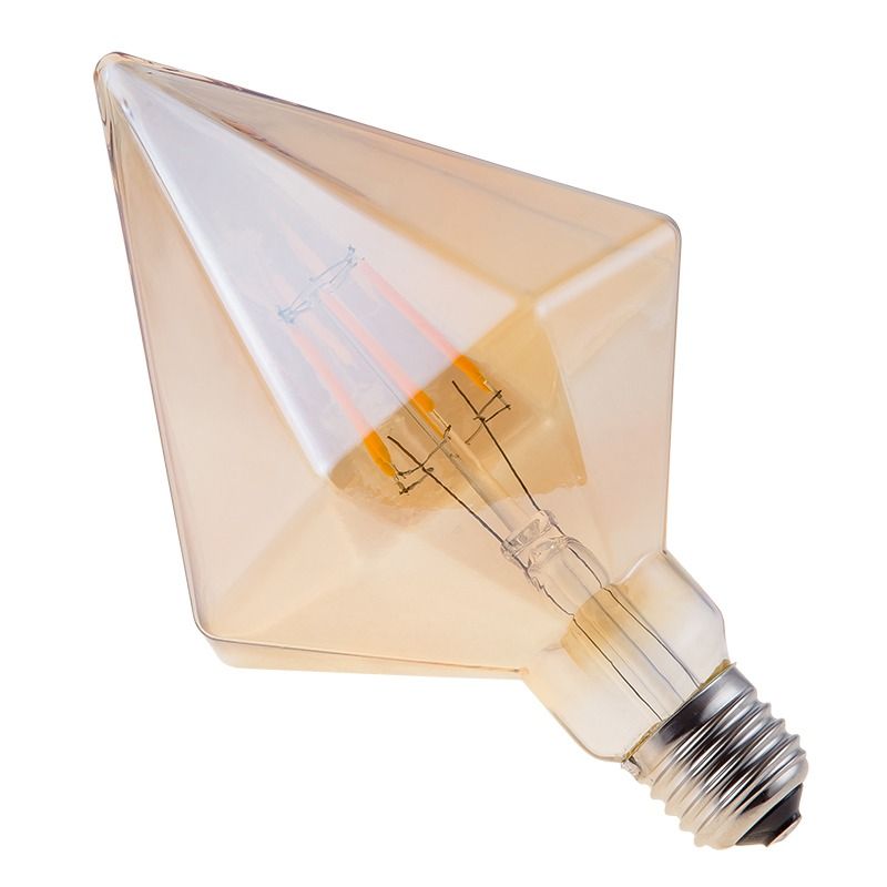 Vintage Diamond LED Filament Bulb - PL-HF-JD125-6-AM 2200k Diamond