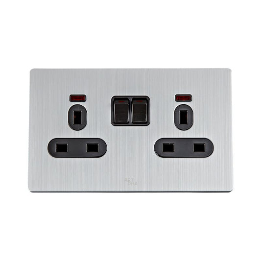 Precise A69 Double Socket Silver