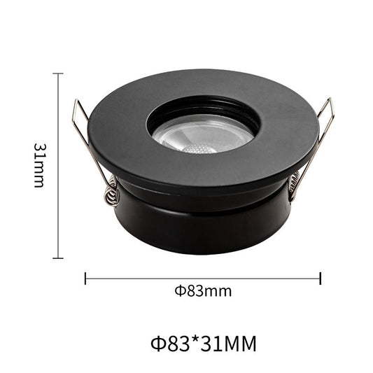 Precise Circular COB Recessed Light (PL-TD2101) Matt Black