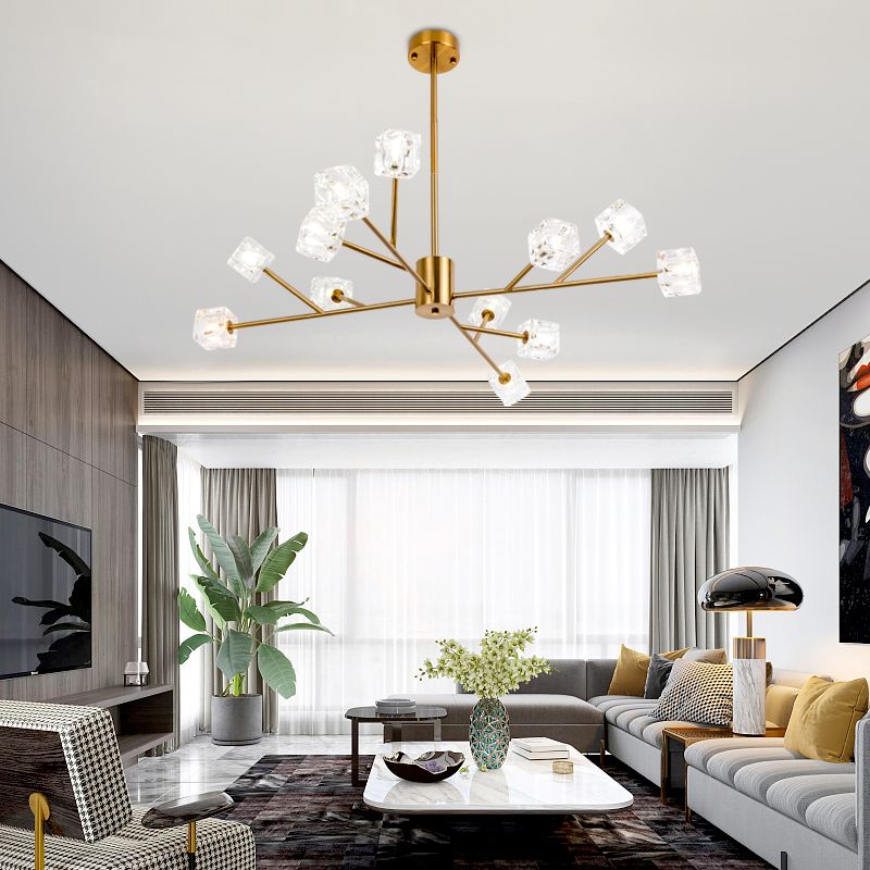 Precise Crystal Branch LED Pendant Light