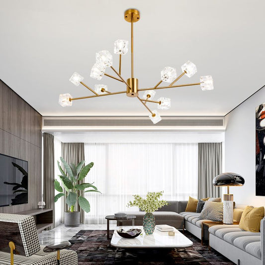 Precise Crystal Branch LED Pendant Light