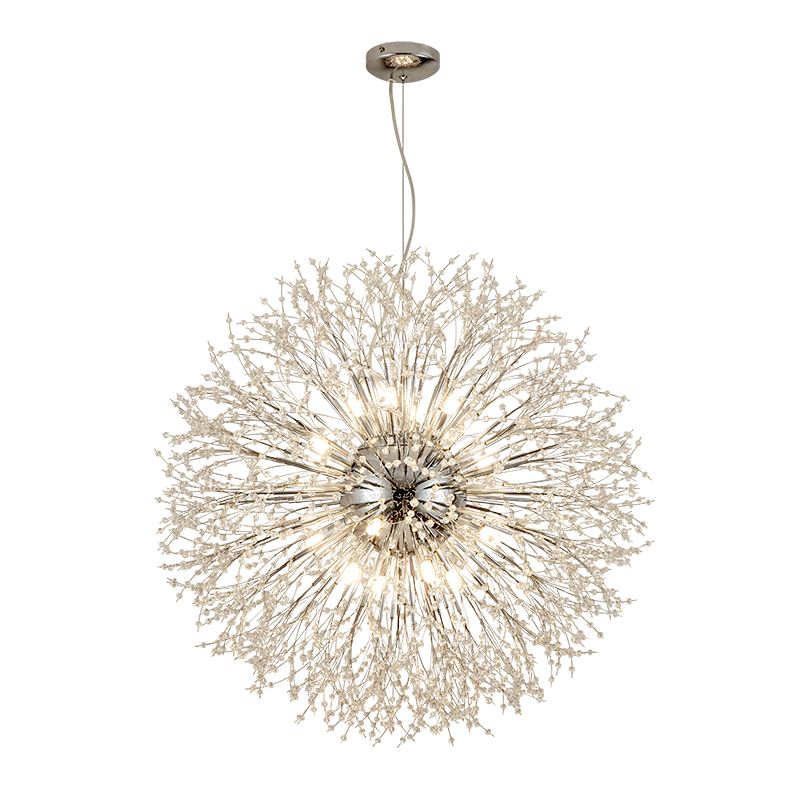 Precise Crystal Dandelion Silver