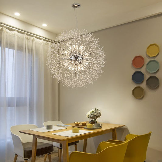 Precise Crystal Dandelion Silver