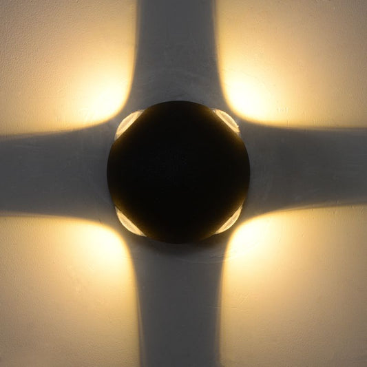 Precise Lotus Wall Lamp Black