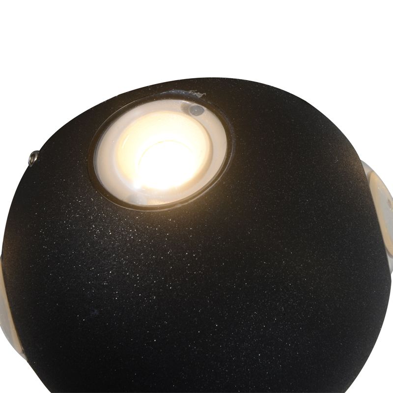 Precise Lotus Wall Lamp Black