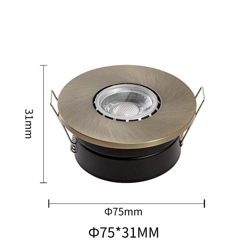 Precise Recessed Ceiling Light Gold (PL-TS6860)