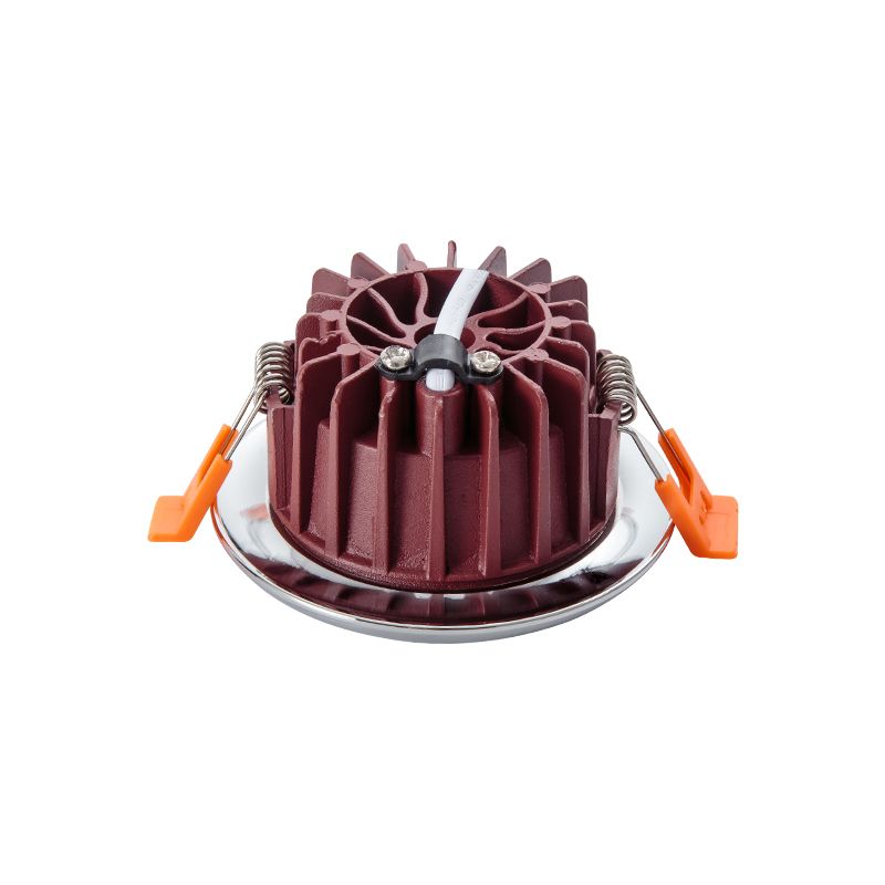 Chrome Round Recessed Spotlight (PL-QY-TD801 9W MW/WH)