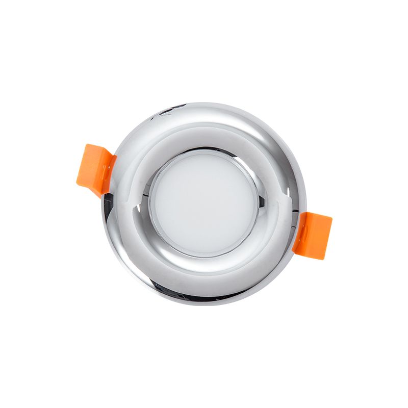 Chrome Round Recessed Spotlight (PL-QY-TD801 9W MW/WH)
