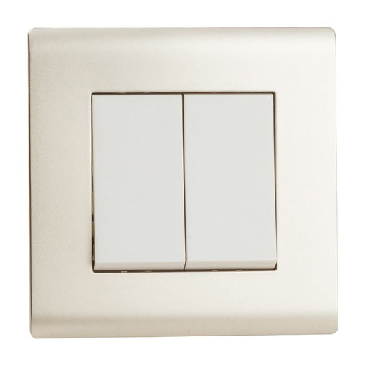 Precise W86 Two Gang Switch