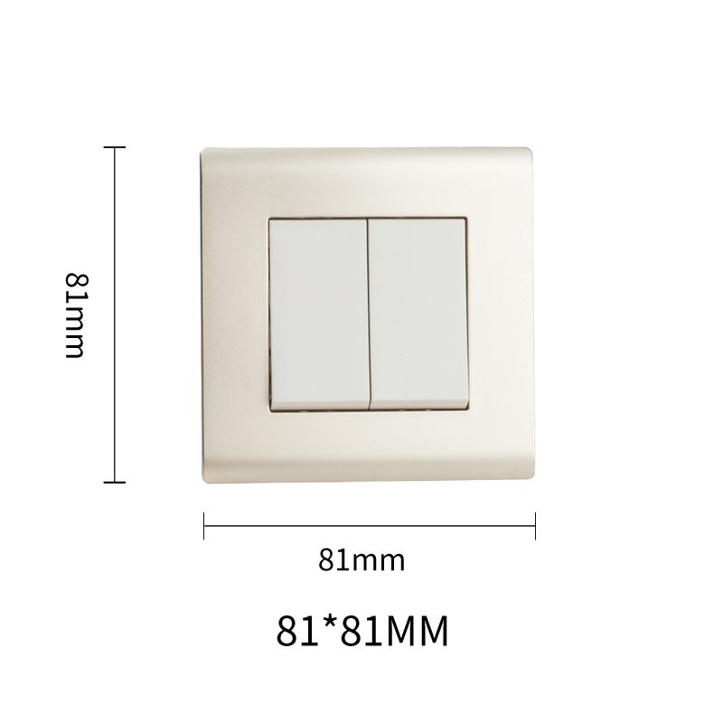 Precise W86 Two Gang Switch