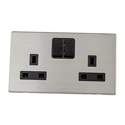 Precise W86A Double Socket Silver