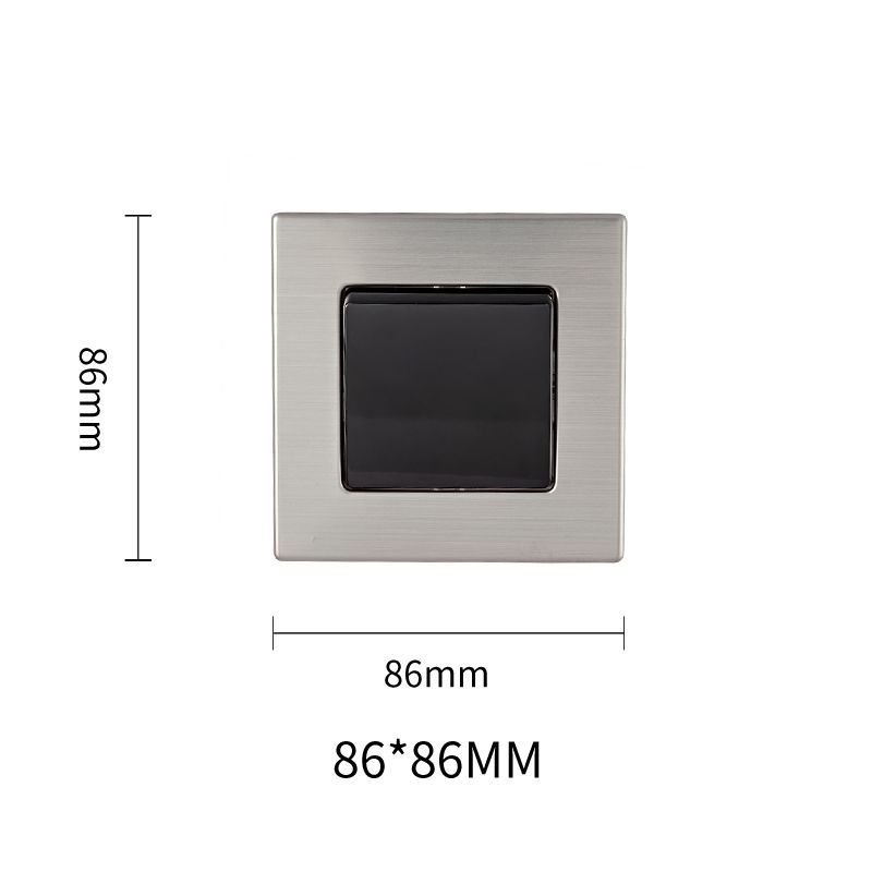 Precise W86A One Gang Switch Silver