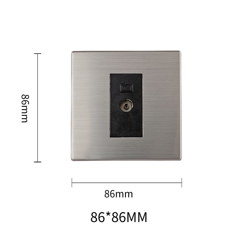 Precise W86A TV Socket Silver