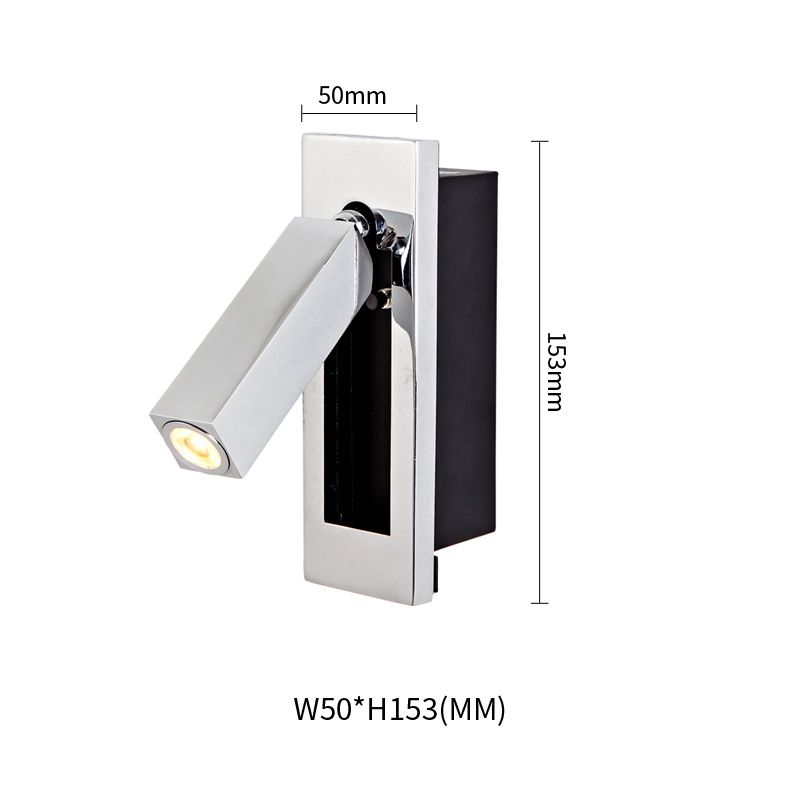 Precise Wallpouch Wall Lamp Chrome