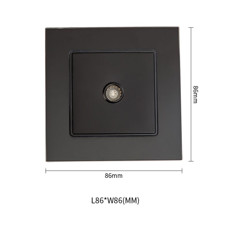 Precise YBE TV Socket Black