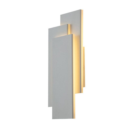 Rectangle-shaped LED wall sconce Sandy White