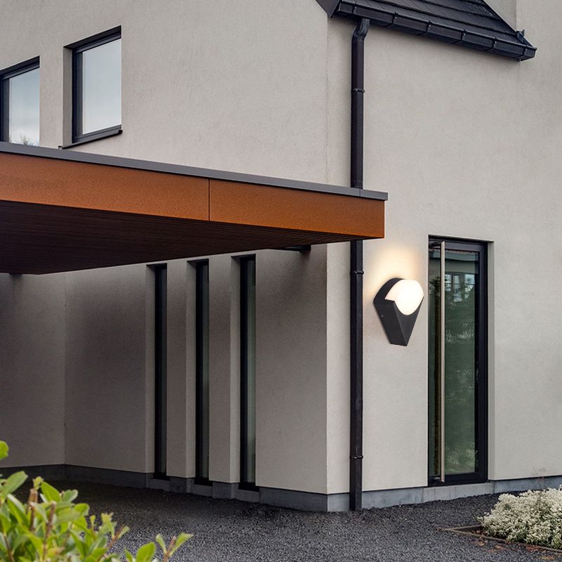 Split Cone LED Outdoor Wall Light