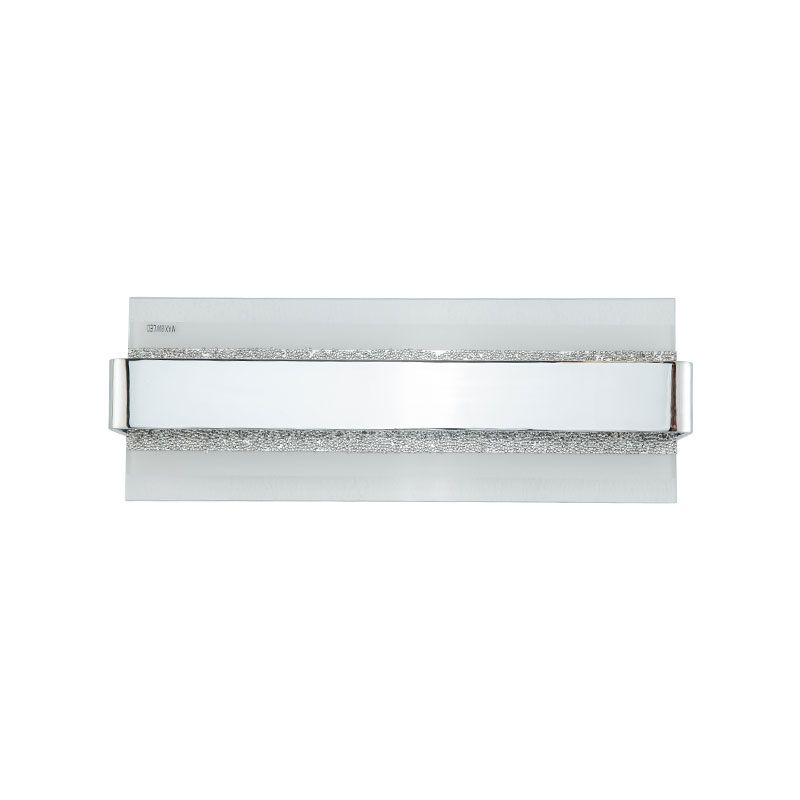 Vertical-Cascade LED Wall Sconce Chrome
